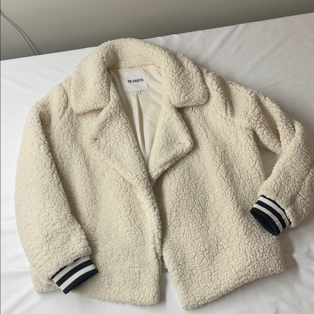 BB Dakota Cream Teddy Jacket